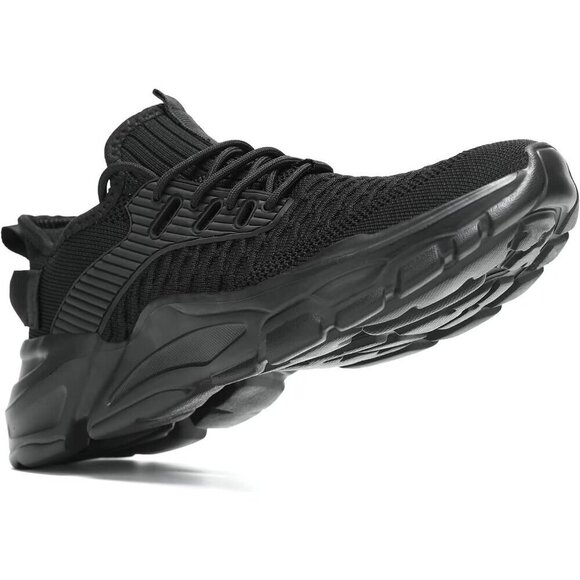 Men\'s Mesh Black Non Slip, Breathable, Athletic Sports  Fashion Sneakers  Shoes main image 7